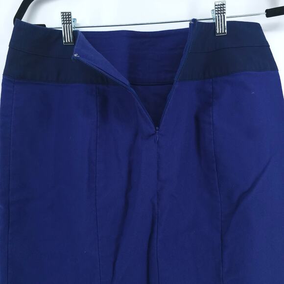Cabi Career Boss Babe Blue Color Block Cotton Stretch Pencil Bodycon Skirt 10 - Picture 8 of 8